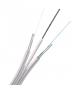 2 Core Indoor Drop Optic Fiber Cable G652d White Steel Price Per Meter