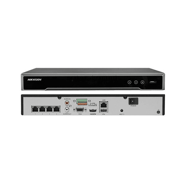 8 Channel DS 7608NI K28P 8x8MP PoE Hikvision NVR 4K