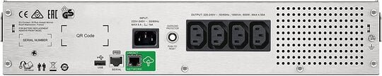 APC Smart UPS C 1000VA 2U Rack mountable LCD 230V with SmartConnect 1