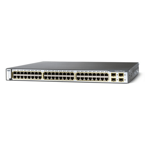 Cisco WS C3750 48PS S 3750 48 Port 10100 4 SFP STND CATALYST Switch 3