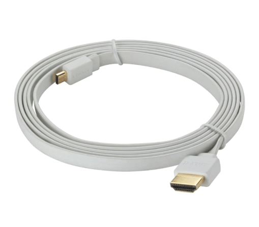 D LINK HDMI TO MICRO HDMI 1.8 METER FLAT CABLE WHITEa