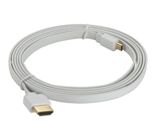 D LINK HDMI TO MICRO HDMI 1.8 METER FLAT CABLE WHITEb
