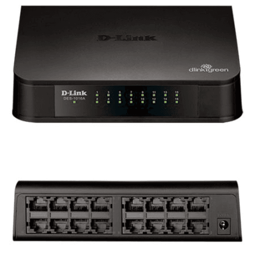 D Link DES 1016A 16 PORT SWITCH DESKTOPb