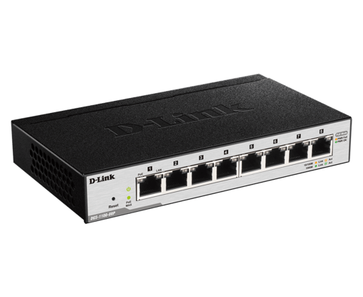 D Link DGS 1100 08P 8 Port Gigabit PoE Smart Managed Switch2