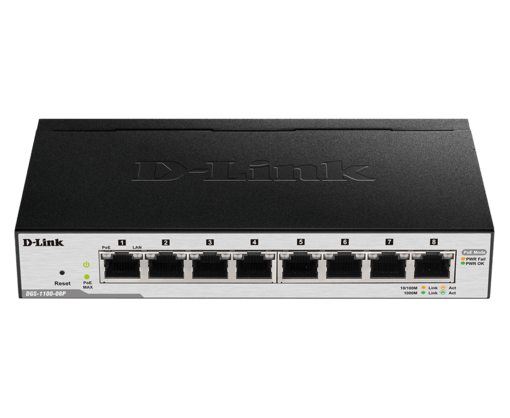 D Link DGS 1100 08P 8 Port Gigabit PoE Smart Managed Switch3