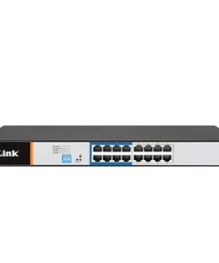 D Link DGS F1210 18PS E 16 port Gigabit Long Range 250m PoE Smart Switch 1