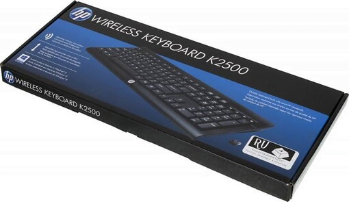 HP K2500 Wireless Keyboard English Arabic E5E78AAb
