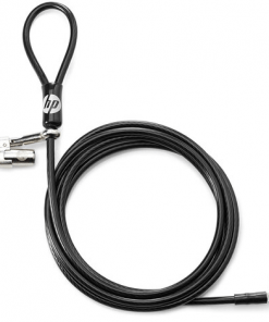 HP Keyed Cable Lock 10mm Black T1A62AAc