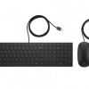 HP USB Pavilion Keyboard and Mouse 400 Black 4CE97AAf