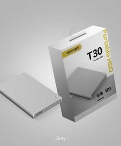 HikVision External HDD 1TB USB 3.0 Grey Rubber Casing 1