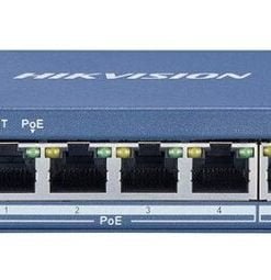Hikvision DS 3E0505P E 4 Port Gigabit PoE Compliant Unmanaged Network Switch 1