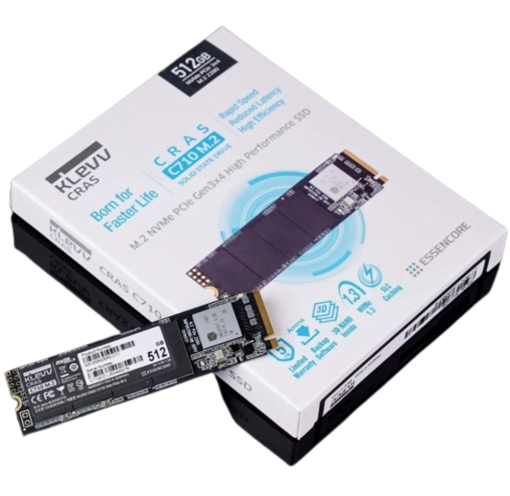 KLEVV CRAS C710 INTERNAL SSD M.2 PCIe Gen 34 NVMe 2280 512GB K512GM2SP0 C71d