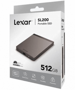 LEXAR SL200 PORTABLE EXTERNAL SSD 512GB LSL200X512G RNNNGc