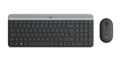 Logitech Slim Wireless Keyboard and Mouse Combo MK470 Graphite 920 009204