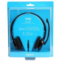 Logitech Stereo Headset H151 Black 3.5 MM JACK 1
