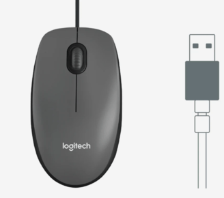 Logitech USB Optical Mouse M100 1
