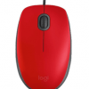Logitech USB Silent Mouse M110 Red