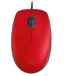 Logitech USB Silent Mouse M110 Red