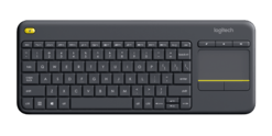 Logitech Wireless Keyboard with TouchPad K400 Plus Black