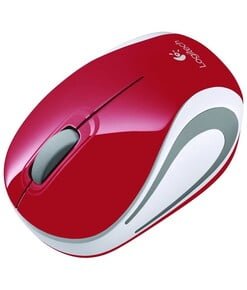 Logitech Wireless Mouse M187 Red