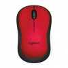 Logitech Wireless Mouse Silent M220 Red 1
