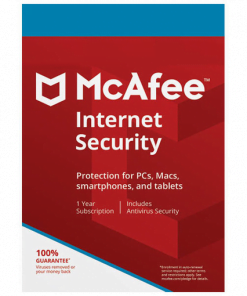 McAfee Internet Security 1 User Sleeve 1 Year1