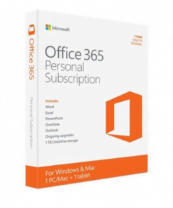 Microsoft® Office 365 Personal English Subscription 1 Year Africa QQ2 01403b
