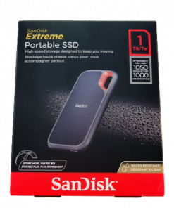 SANDISK E61 EXTREME PORTABLE EXTERNAL SSD V2 1TB SDSSDE61 1T00 G25