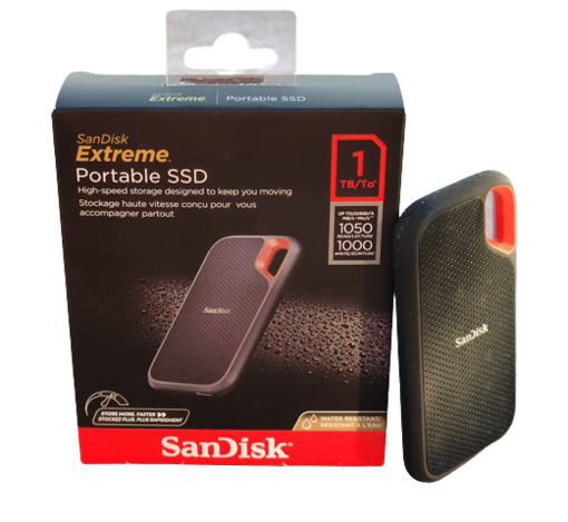 SANDISK E61 EXTREME PORTABLE EXTERNAL SSD V2 1TB SDSSDE61 1T00 G25a removebg preview