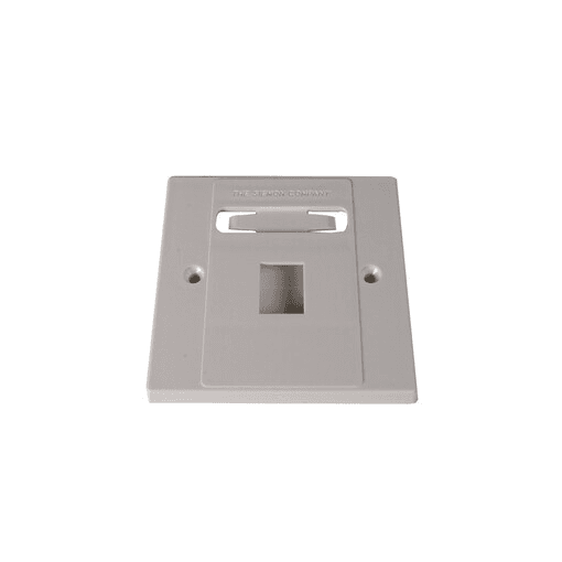 SIEMON Single 1port FACEPLATEb