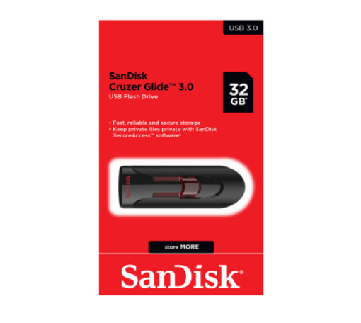 SanDisk Cruzer Glide™ 3.0 USB Flash Drive 32GBc