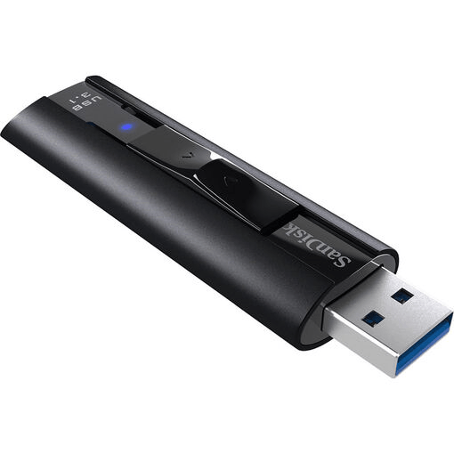 SanDisk Extreme PRO® USB 3.2 Solid State Flash Drive 128GBb