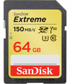 SanDisk Extreme SDXC Card 64GBa