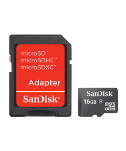 SanDisk MicroSDHC 16GB SD Adapter5