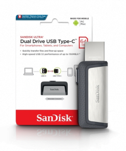 SanDisk Ultra Dual Drive USB Type C and USB 3.1 64GB