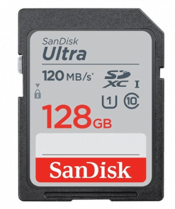 SanDisk Ultra SDHC 128GB 80MBs Class 10 UHS Ic