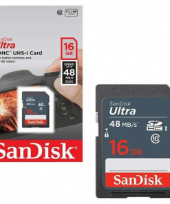 SanDisk Ultra SDHC 16GB 48MBs Class 10 UHS Ib