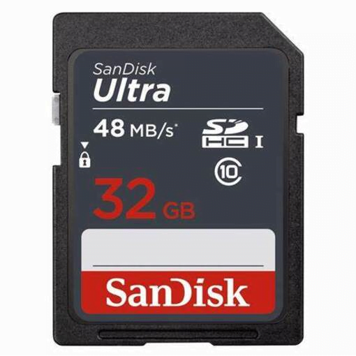 SanDisk Ultra SDHC 32GB 48MBs Class 10 UHS Ia