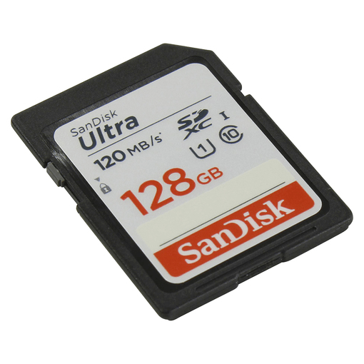 SanDisk Ultra SDXC 128GB 120MBs Class 10 UHS Ib