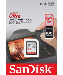 SanDisk Ultra SDXC 64GB 100MBs Class 10 UHS Ib