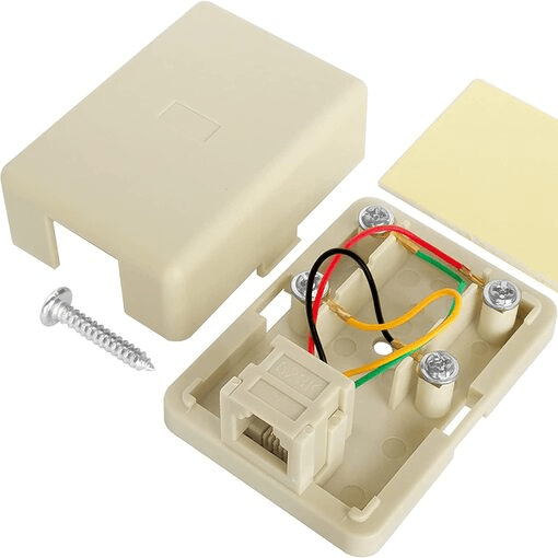 TELEPHONE LINE JACKS 1PORT BOXe
