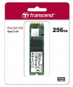 TRANSCEND 110S INTERNAL SSD M.2 PCIe Gen 34 NVMe 2280 256GB TS256GMTE110Sa