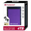 Transcend External HDD 4TB Purple TS4TSJ25H3Pb