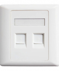 VENTION 2 PORT WALL FACEPLATE WHITE 86 TYPE