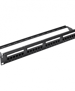 VENTION CAT.6 UTP 24 PORTS KEYSTONE PATCH PANEL BLACKa