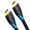 VENTION FLAT HDMI CABLE 10M BLACKa