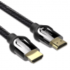 VENTION NYLON BRAIDED HDMI CABLE 1.5M BLACK METAL TYPE