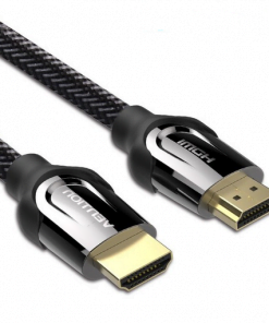 VENTION NYLON BRAIDED HDMI CABLE 1.5M BLACK METAL TYPE