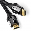 VENTION NYLON BRAIDED HDMI CABLE 5M BLACK METAL TYPE