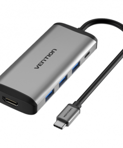 VENTION TYPE C TO 3 PORTS USB3.0 HUB HDMI PD CONVERTERa
